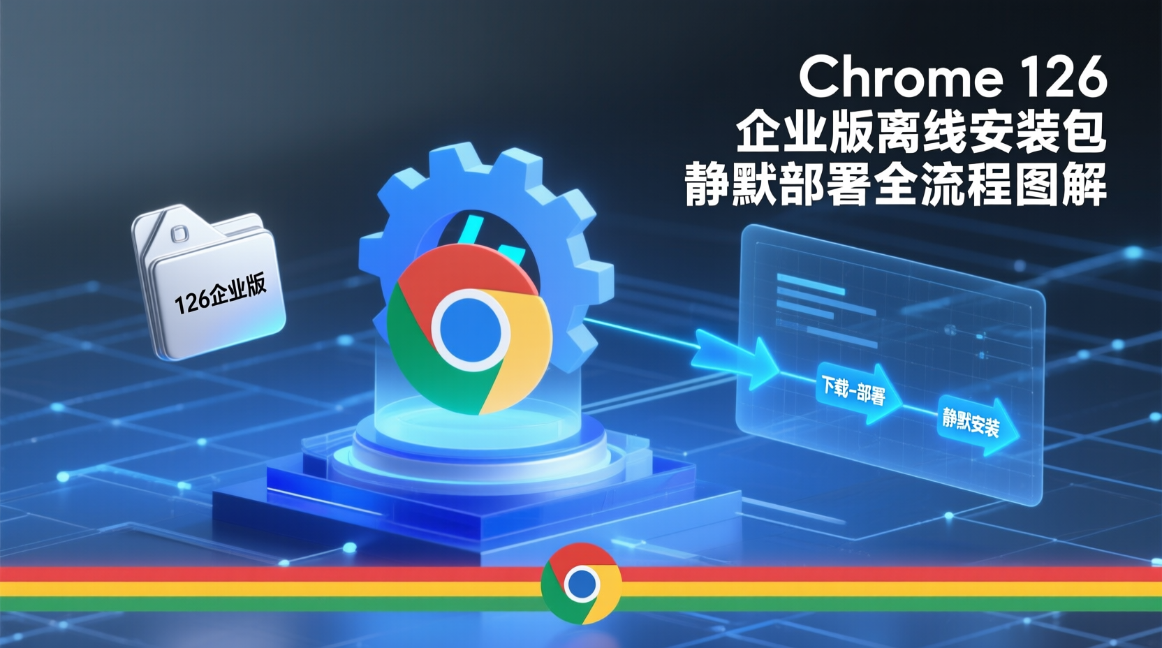 Chrome 126 企业版离线安装包静默部署全流程图解
