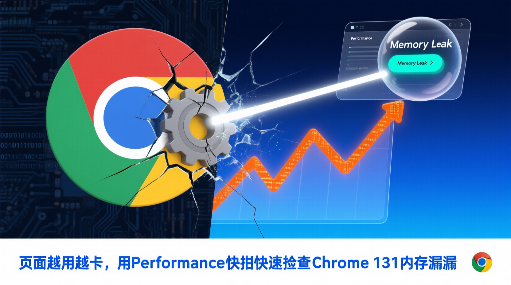 页面越用越卡？用Performance快照快速排查Chrome 131内存泄漏